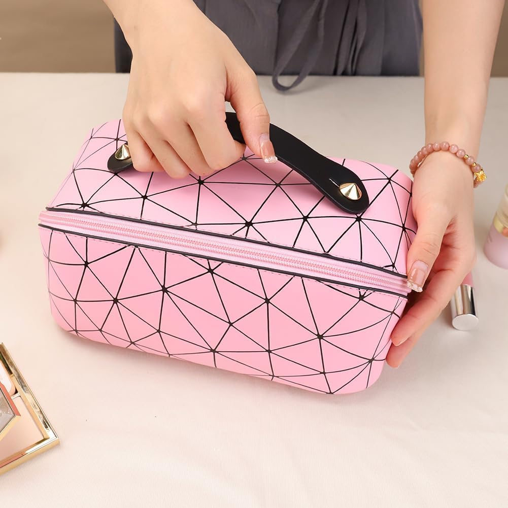 Diamond PU Travel Cosmetic Pouch