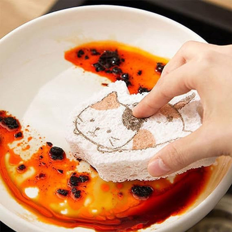 Compressed Wood Pulp Sponge – Eco-Friendly Cleaning & Kitchen Sponge | Adornia.pk