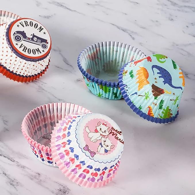 Paper Cake Small Cups  Baking Muffin Paper Cups, for Spring Birthday Easter Holiday and Party Decorations