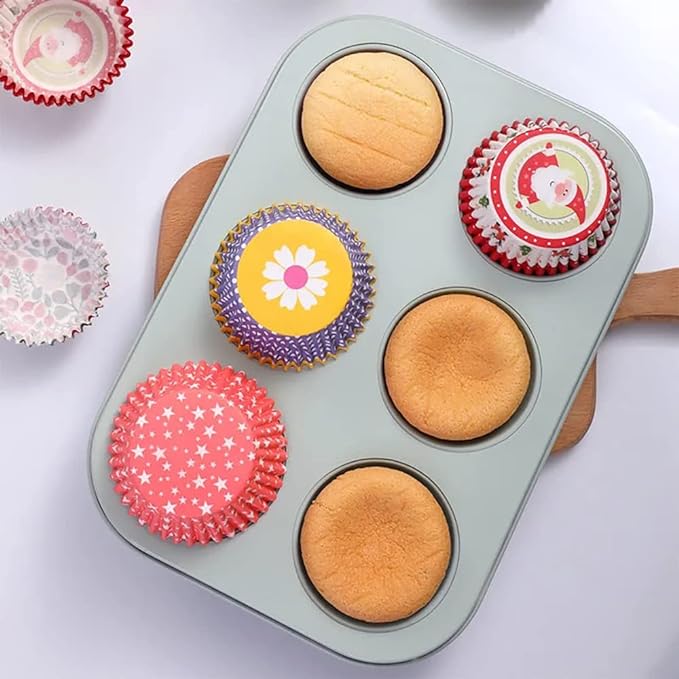 Paper Cake Small Cups  Baking Muffin Paper Cups, for Spring Birthday Easter Holiday and Party Decorations