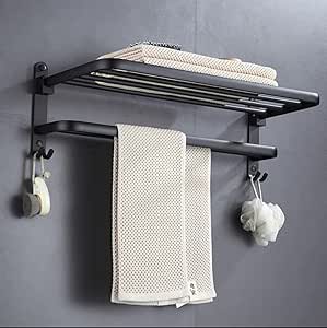 Towel Storage Wall Mounted Foldable Towel Holder