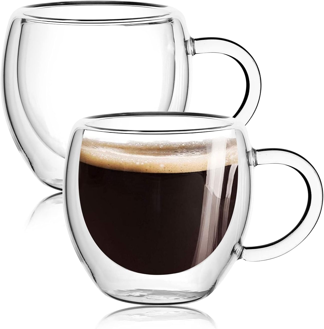 2- Pack Double Wall Mugs