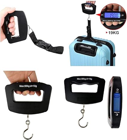 50kg/10g travel luggage scale portable handheld