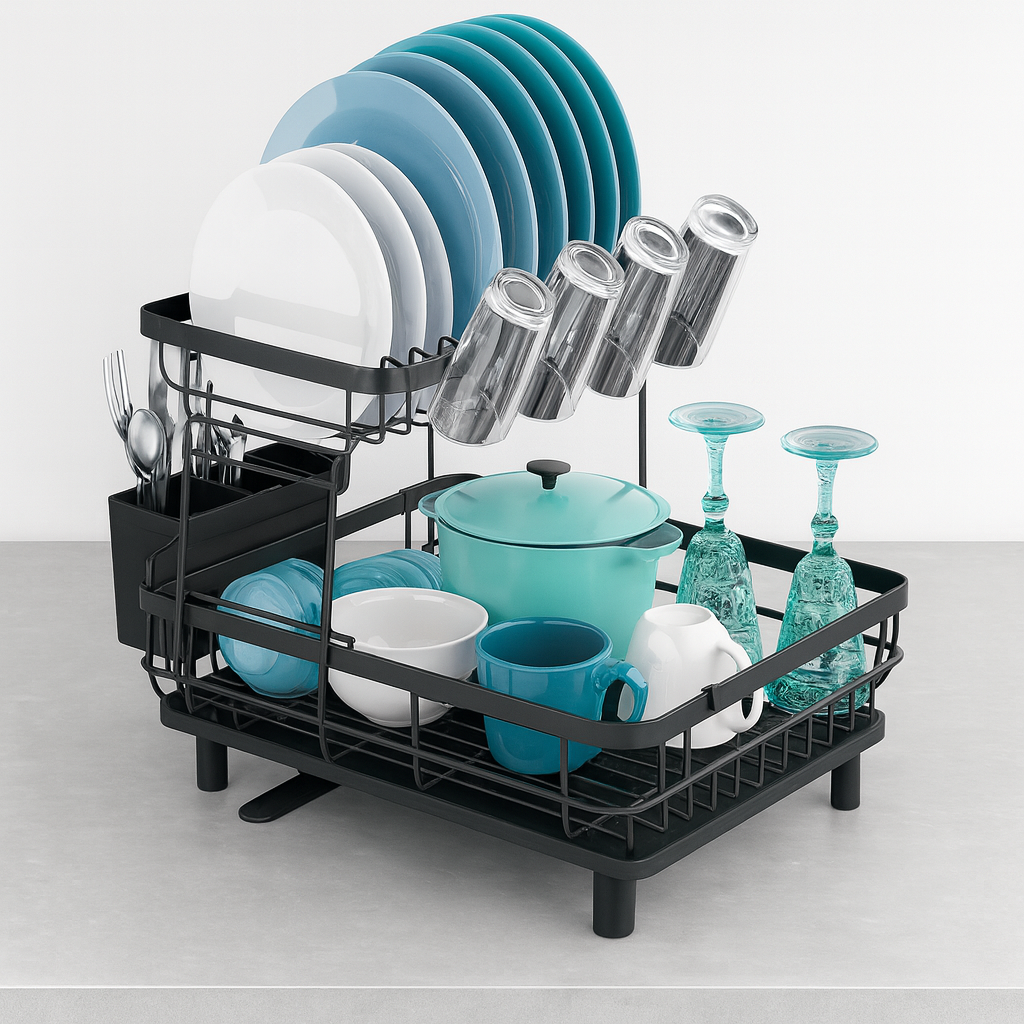 HausRoland 2-Tier Dish Drying Rack