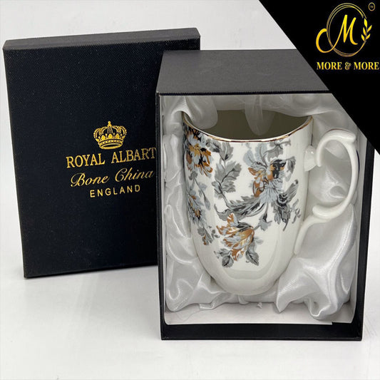 Royal Albert Single Mug – Off-White Ceramic Mug with Branded Gift Box