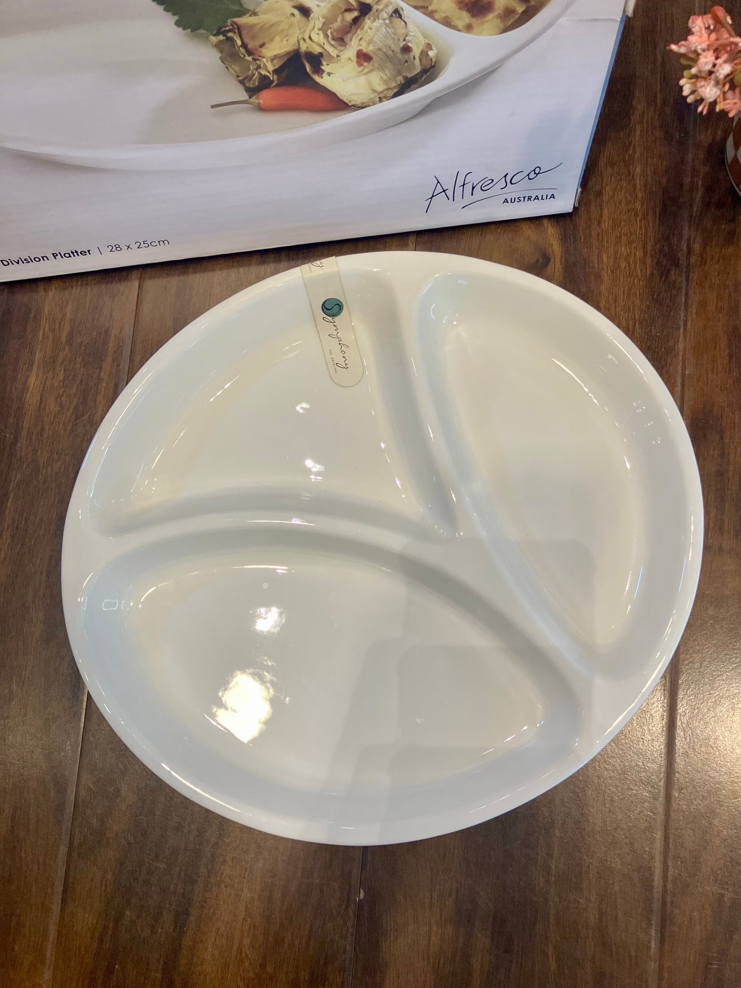 Symphony 3Division Platter 1Pcs