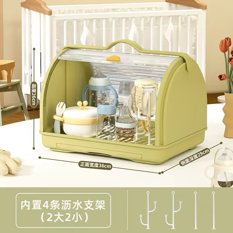 Freestanding Nursing Foldable Storage Cabinet Organizer Cart with Top Box