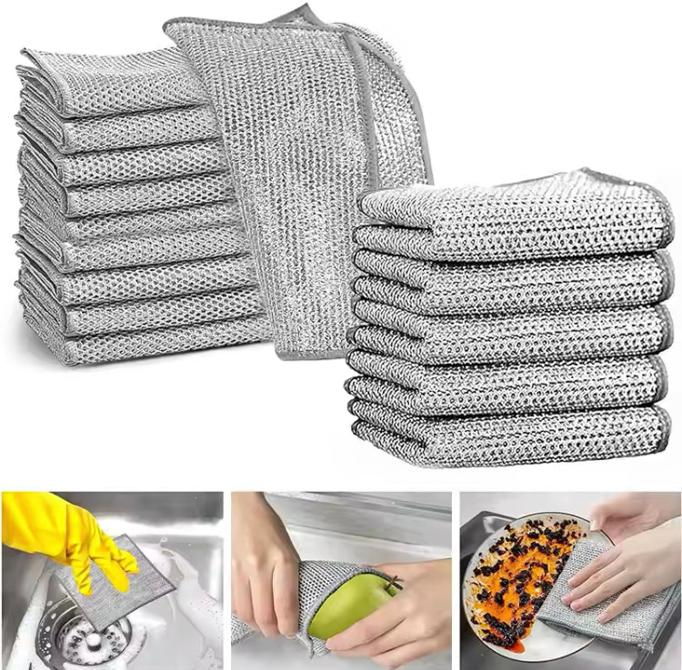 Multipurpose Net Wire Dish Cleaning Cloth