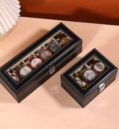 Leather Watches & Bracelets Storage Box