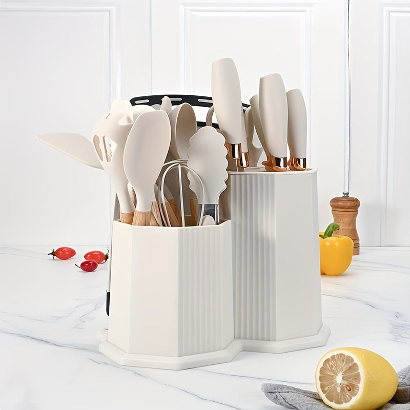 Knife & Silicone Set-19 Pcs Set