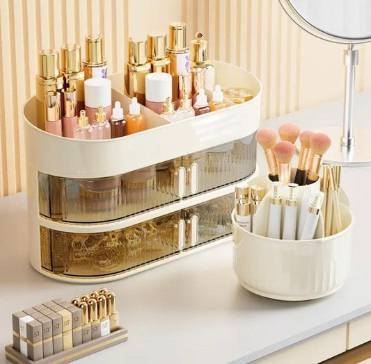 Makeup Organizer + Brushes Holder Multi Layer