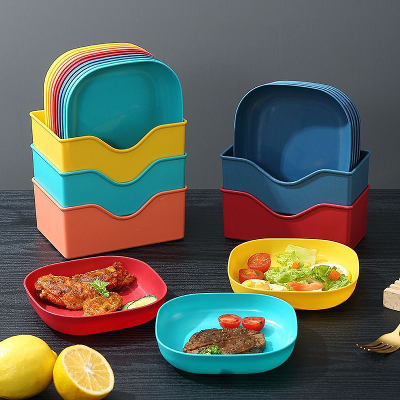 10 Pcs Plates with Holder