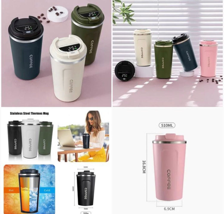 510ml Stainless Steel Insulated Coffee Glass