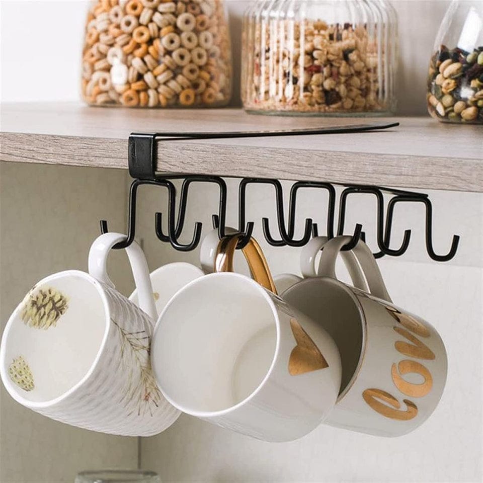 Wall Mounted Mutifunctional Mugs Spoons Holder