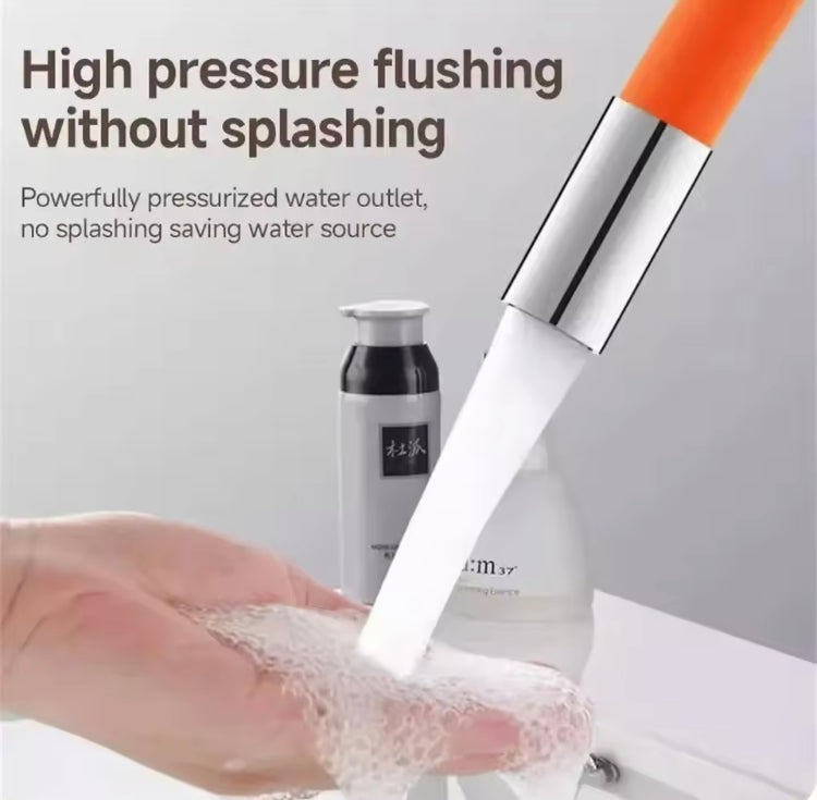 Large 360 Rotating Faucet Extension Silicone Flexible Pipe