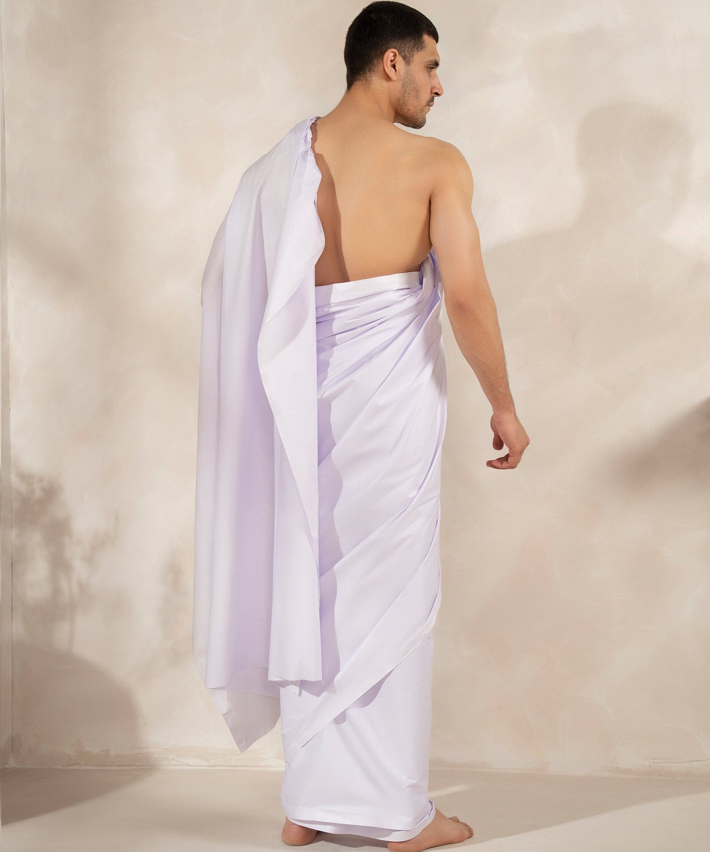 100% Latha Cotton Ahram Ihram Set – 5 Meter (2 Piece Pack, 2.5m Each) for Hajj & Umrah Men