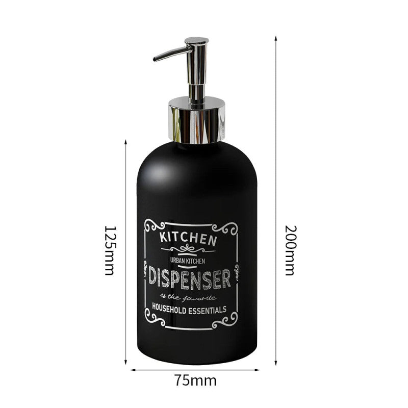 Nordic Style Glass Lotion & Soap Dispenser
