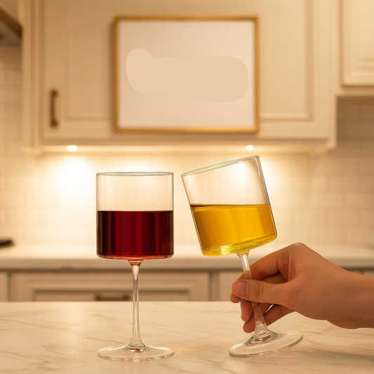 Modern Water Glass – Elegant Drinking Tumbler (Single)