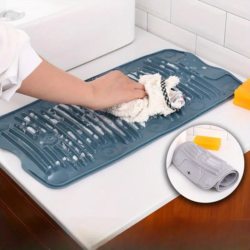 Portable Household Non-Slip Silicone Washboard