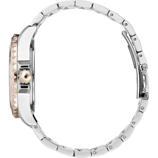 HUGO BOSS Premiere Two-tone Stainless Steel Silver Dial Quartz Watch for Ladies - 1502446