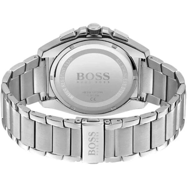 HUGO BOSS Grandmaster Silver Stainless Steel Blue Dial Chronograph Quartz Watch for Gents - 1513884