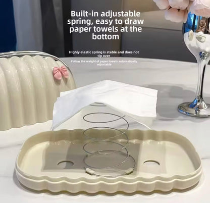 Shell Bow Tissue Box