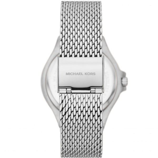 Michael Kors Lennox Silver Mesh Bracelet Silver Dial Quartz Watch for Ladies - MK-7337