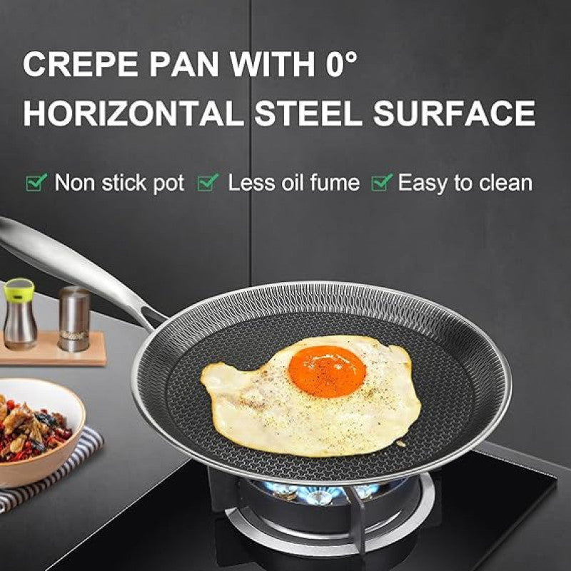 HYBRID NON - STICK COATING SHALLOW FRYPAN