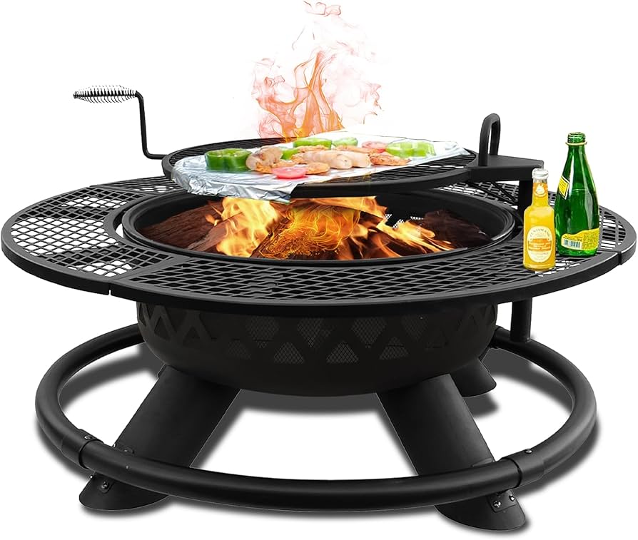 New Style Outdoor Firepit BBQ Grill