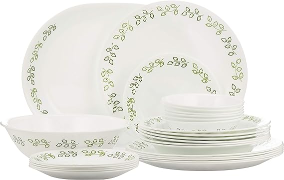 Corelle Vitrelle 3-layer Neo Leaf 26 Pieces Set