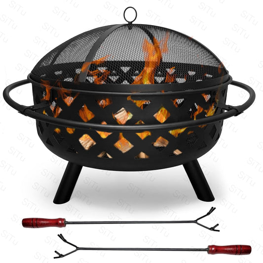 Heavy-Duty Outdoor Round Fire Pit