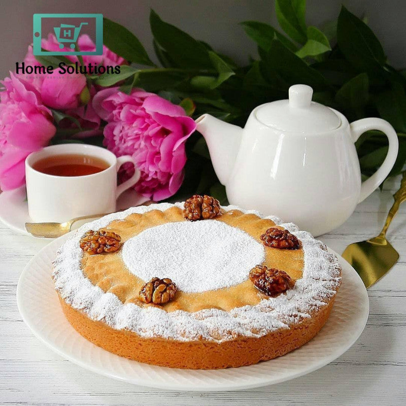 Wilmax England JULIA 10-Inch Dinner Plate Set – Set of 6 | Premium Fine Porcelain Tableware