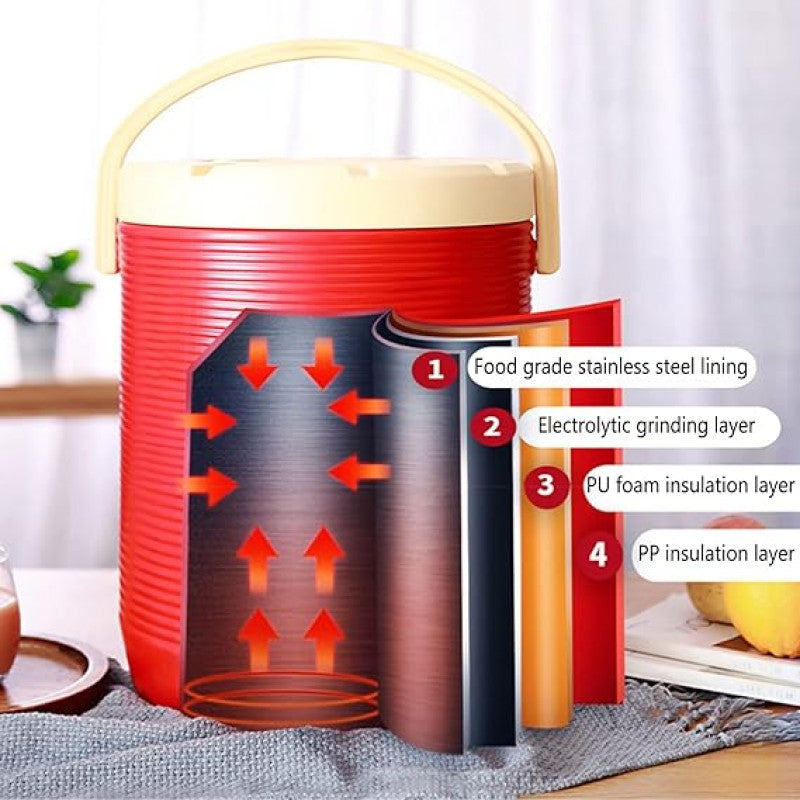 Stainless Steel Insulated Barrel -  Hot and Cold  Bucket