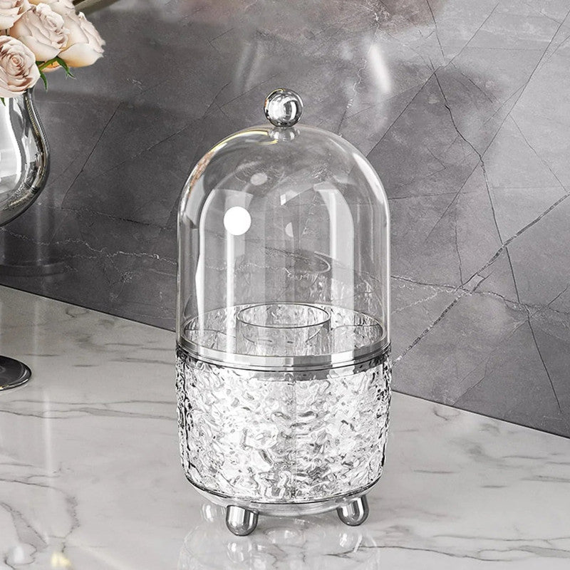 TwirlDome 360° Rotating Cosmetic Organizer – Multi-Tier Makeup Storage | Adornia.pk