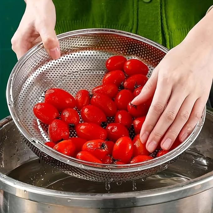 Stainless steel food steamer basket