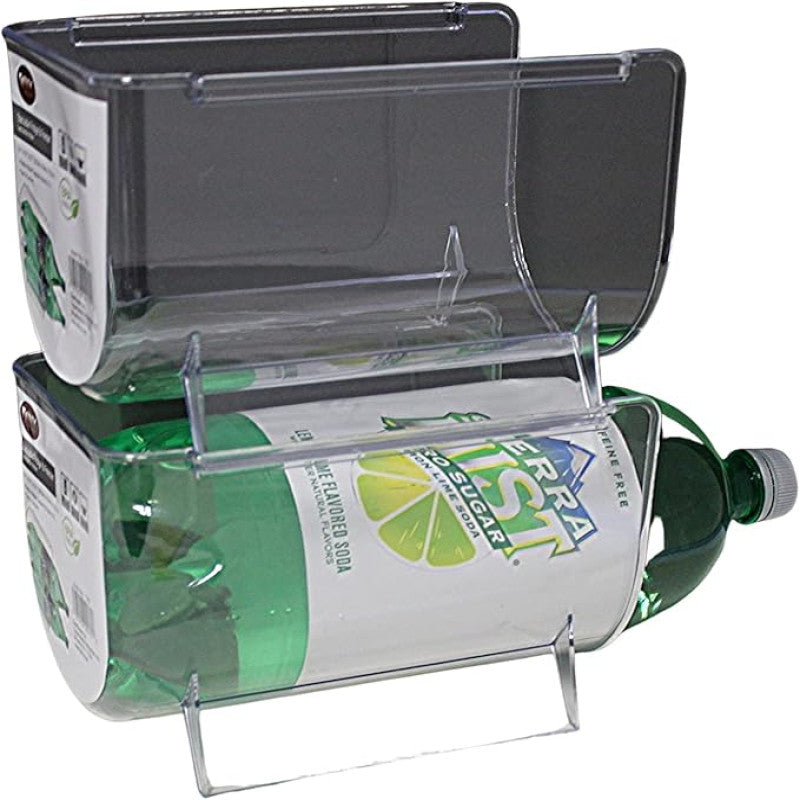 Limon FridgeMate Stackable Bottle Holder – Space-Saving Fridge & Kitchen Organizer (2128) | Adornia.pk