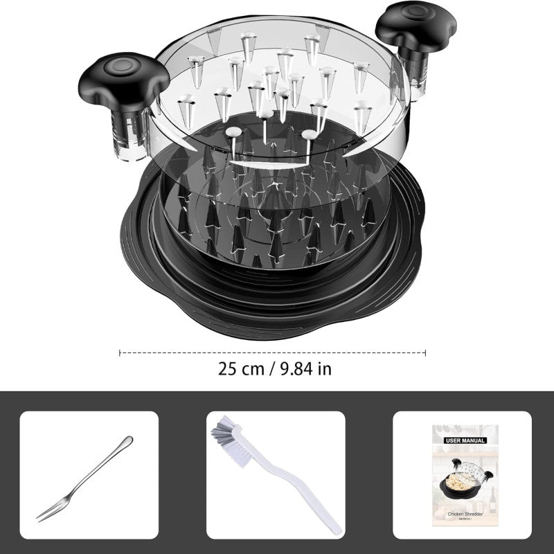 Large Chicken Shredder Tool – Twist & Shred Chicken Breast Effortlessly | Adornia.pk