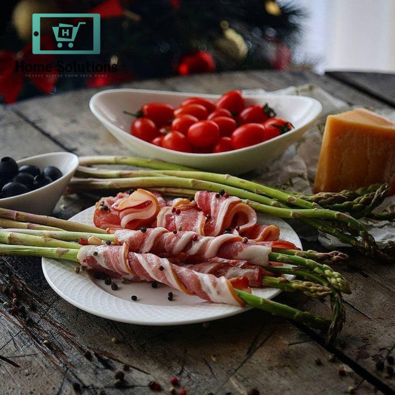 Wilmax England JULIA 10-Inch Dinner Plate Set – Set of 6 | Premium Fine Porcelain Tableware