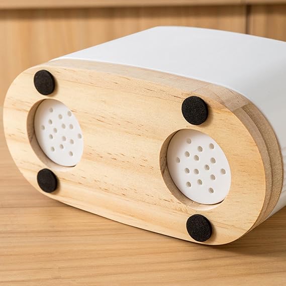 Kitchen Cutlery Drainer with Wooden Base