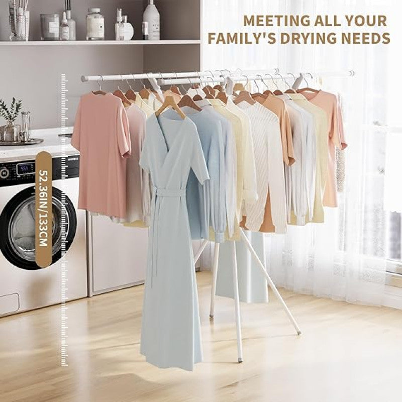 X-Type Drying Hanger - Foldable Portable Clothes Drying Rack