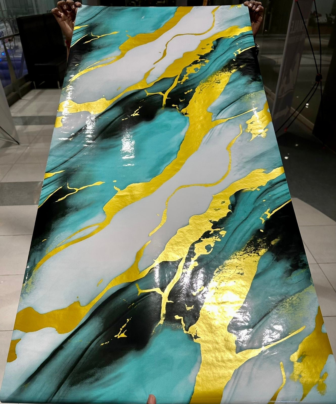 Wall Adhesive Marble Sheets for Home Decoration (60cm*2m)