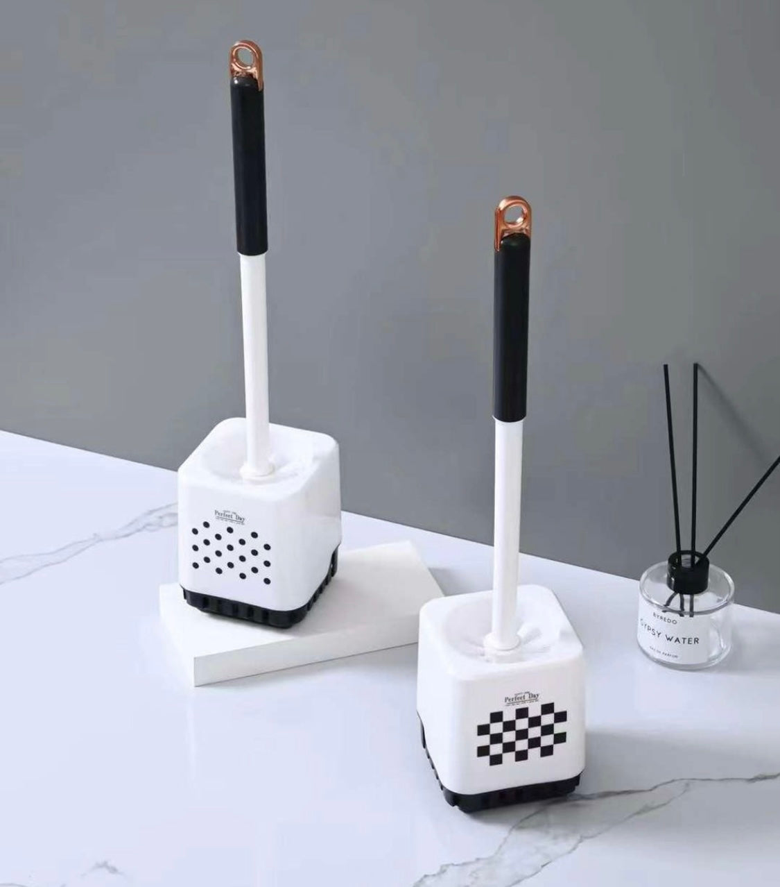 Floor Stand Soft Bristles Brush, Luxury Toilet Brush, Bathroom Cleaning Tool