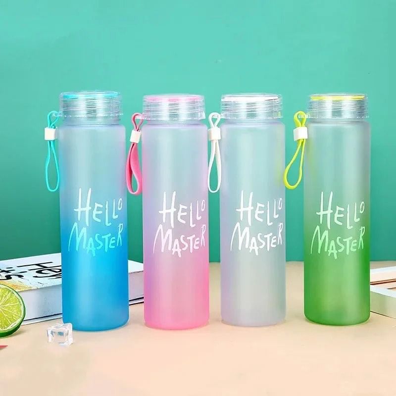 500ml Portable Glass Water Bottle