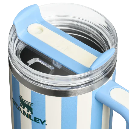 The Quencher H2.0 Flowstate™ Tumbler | 40 OZ - Cornflower Cabana Gloss