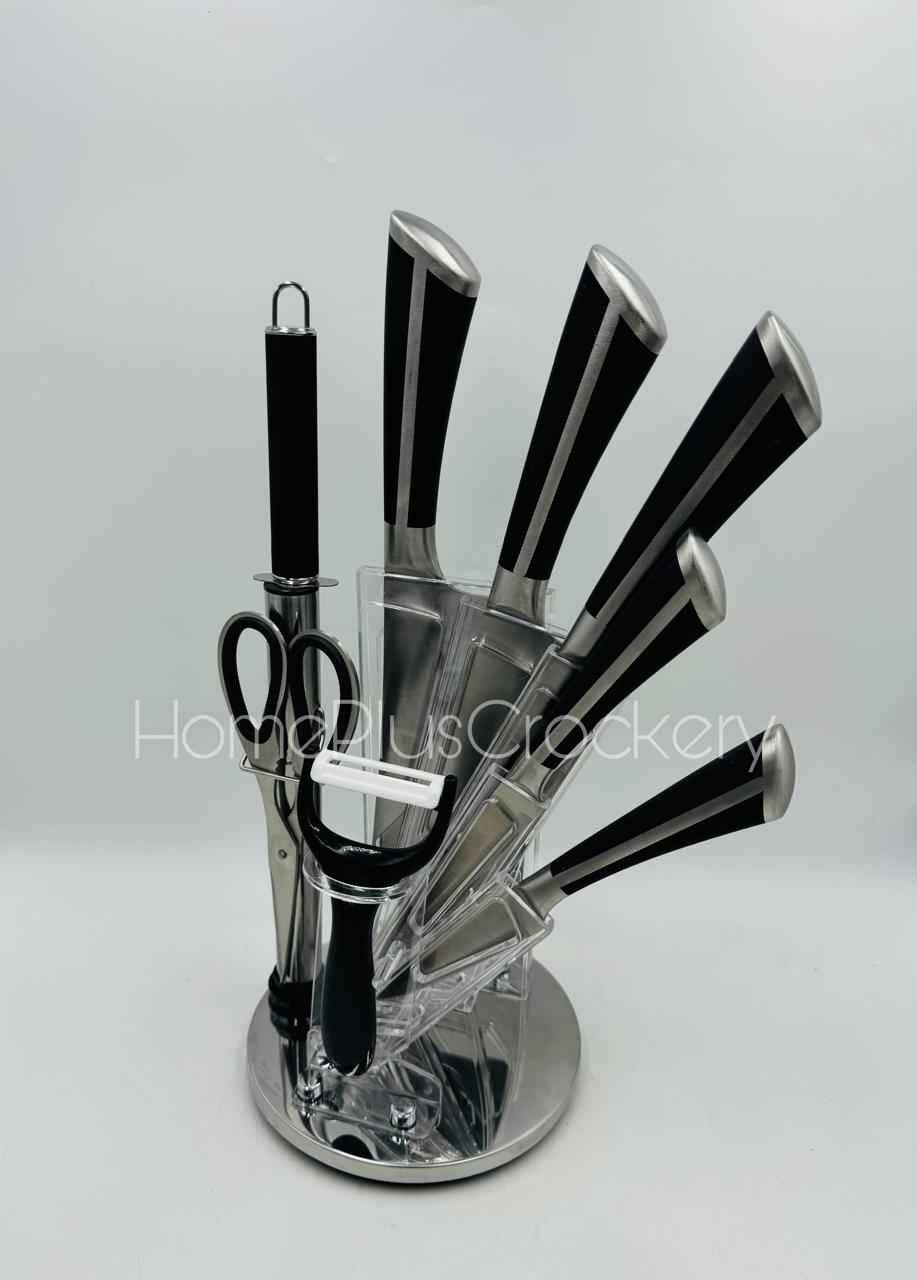 Revolving Knife Set - 8 Essential Tools