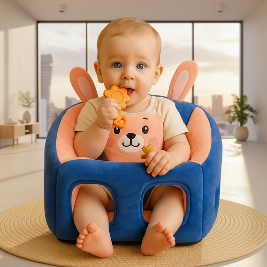 Premium Baby Support Seat – Blue Bunny