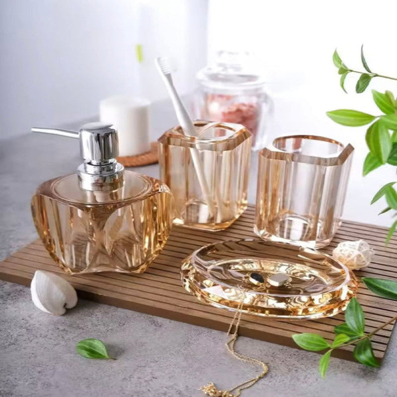 4 Pcs Bathroom Set (high Quality)