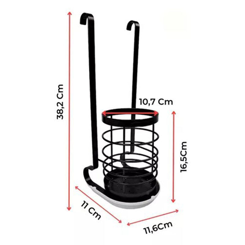 Wall-Mounted Kitchen Rack Set – Space-Saving Dish Organizer