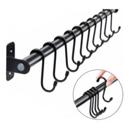 Wall-Mounted Kitchen Rack Set – Space-Saving Dish Organizer