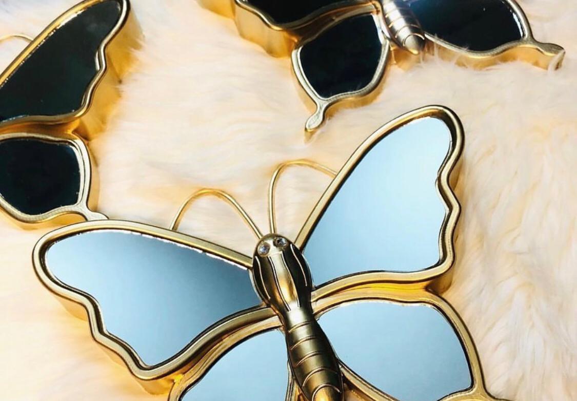 3 Pcs Wall Decoration Butterfly Motifs